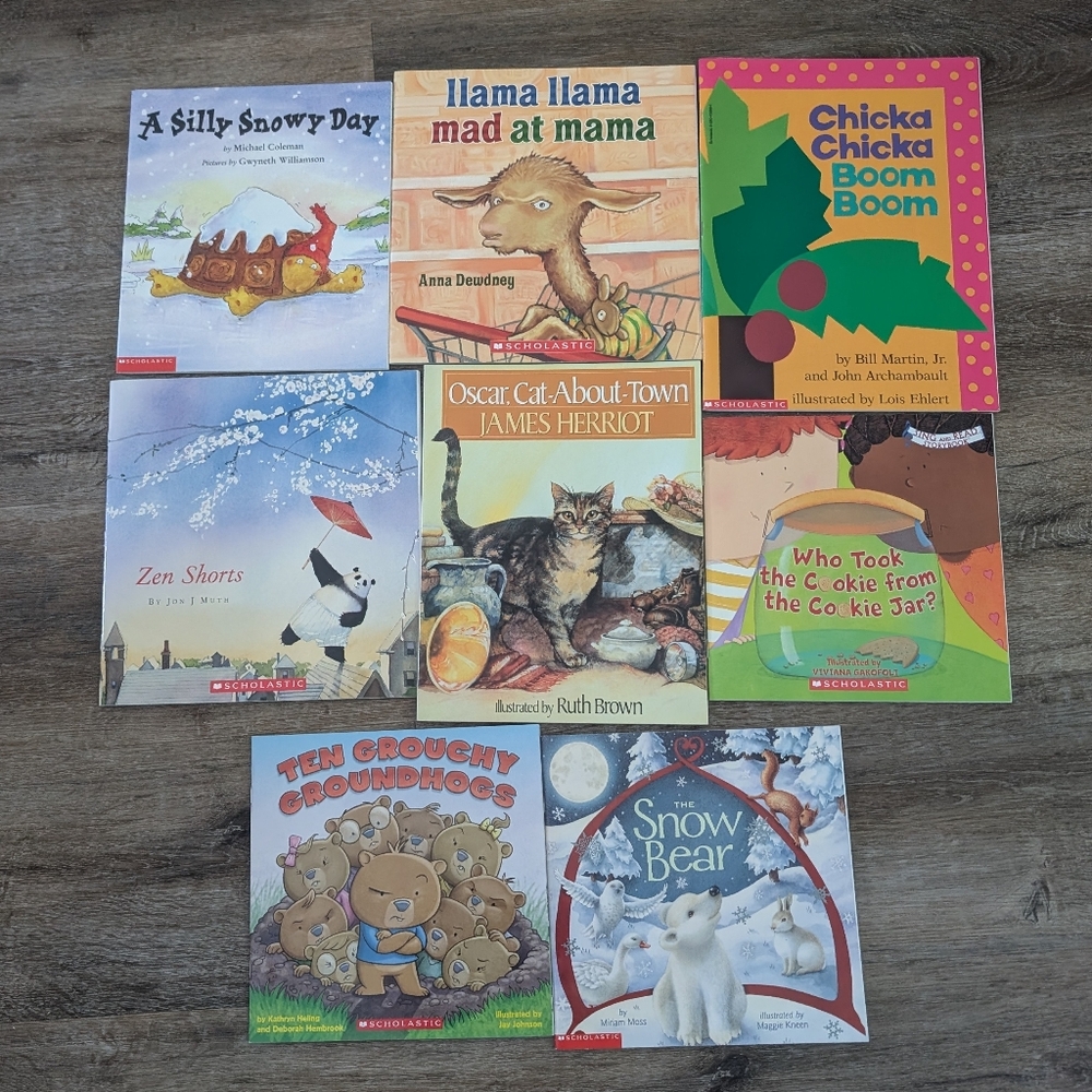 Children's Book Collection Paper Back 8 Books Lot #4